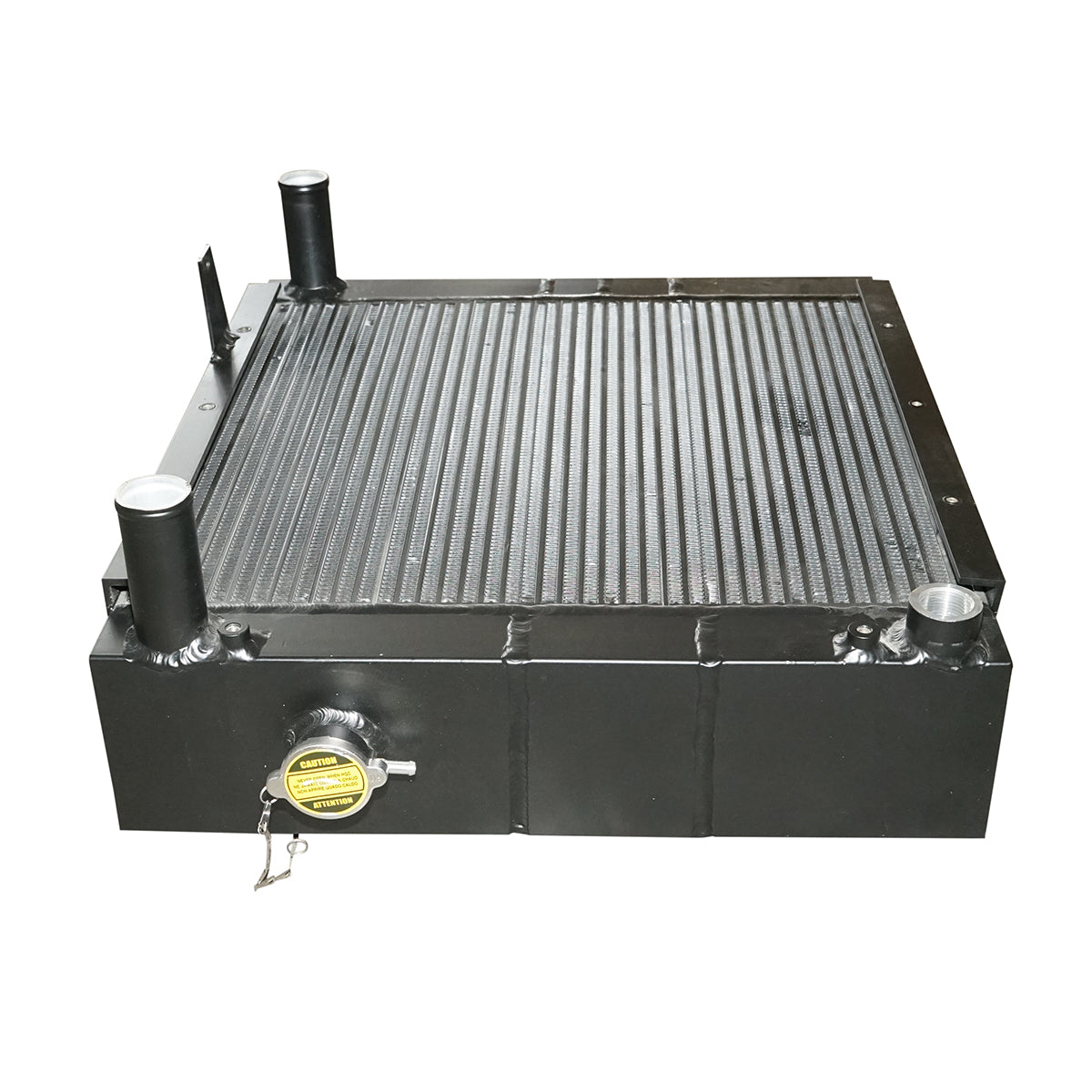 Radiatore di raffreddamento ad acqua per terne Komatsu WB91R, WB93R, WB93S, WB97R 575x670mm codice OEM 42N-03-11510, 42N0311100, 42N-03-11100 - immagine 4