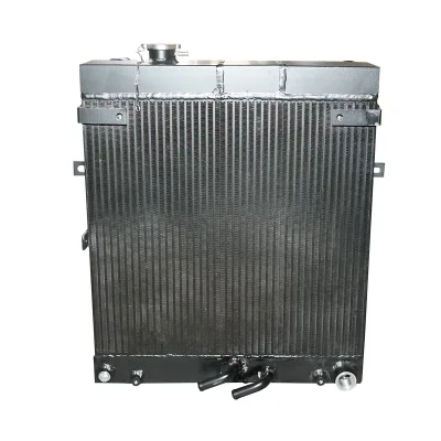 Radiatore di raffreddamento ad acqua per terne Komatsu WB91R, WB93R, WB93S, WB97R 575x670mm codice OEM 42N-03-11510, 42N0311100, 42N-03-11100 - immagine 3