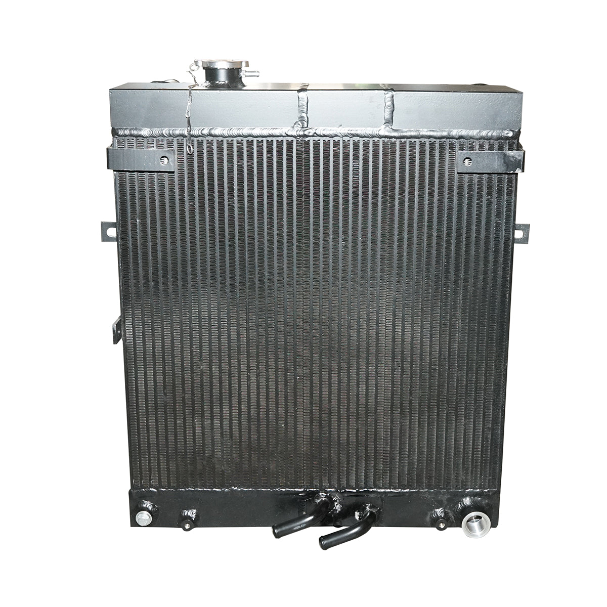 Radiatore di raffreddamento ad acqua per terne Komatsu WB91R, WB93R, WB93S, WB97R 575x670mm codice OEM 42N-03-11510, 42N0311100, 42N-03-11100 - immagine 3