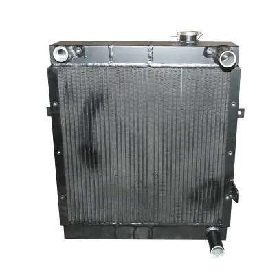 Radiatore di raffreddamento ad acqua per terne Komatsu WB91R, WB93R, WB93S, WB97R 575x670mm codice OEM 42N-03-11510, 42N0311100, 42N-03-11100
