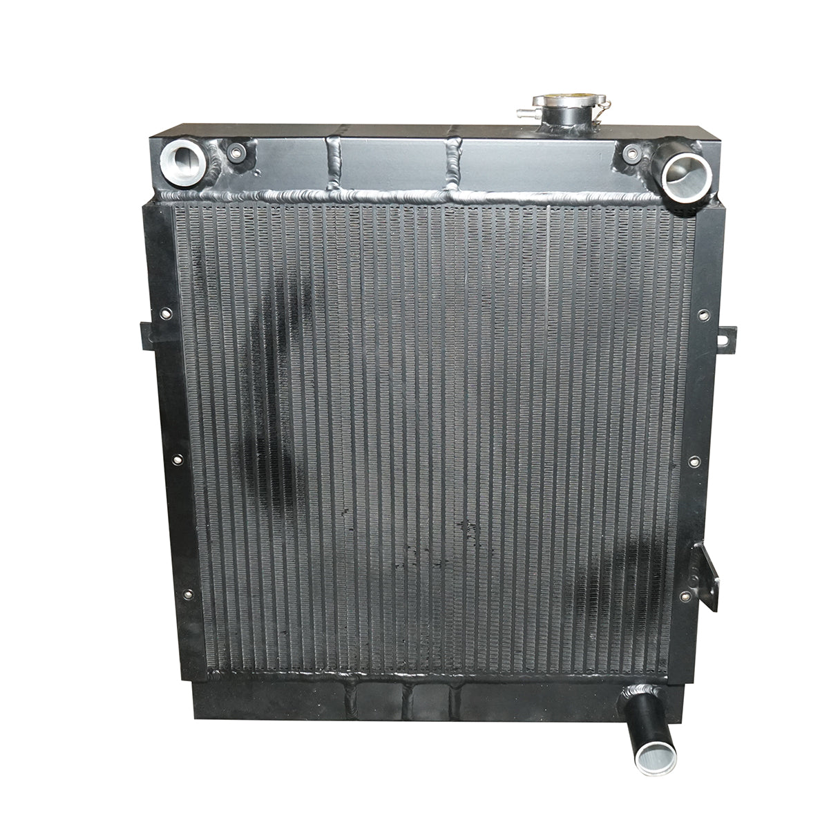 Radiatore di raffreddamento ad acqua per terne Komatsu WB91R, WB93R, WB93S, WB97R 575x670mm codice OEM 42N-03-11510, 42N0311100, 42N-03-11100