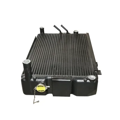 Radiatore di raffreddamento ad acqua per terne Komatsu WB93R, WB93S, WB97R, WB97S 470x750mm codice OEM 42N0311780, 42N-03-11782 - immagine 4