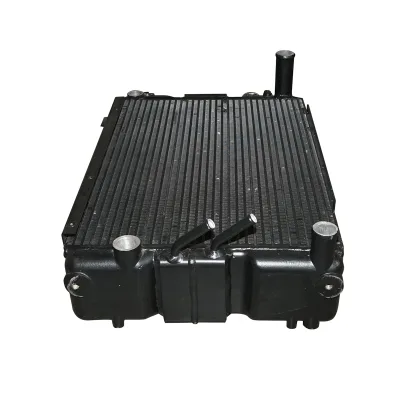 Radiatore di raffreddamento ad acqua per terne Komatsu WB93R, WB93S, WB97R, WB97S 470x750mm codice OEM 42N0311780, 42N-03-11782 - immagine 2