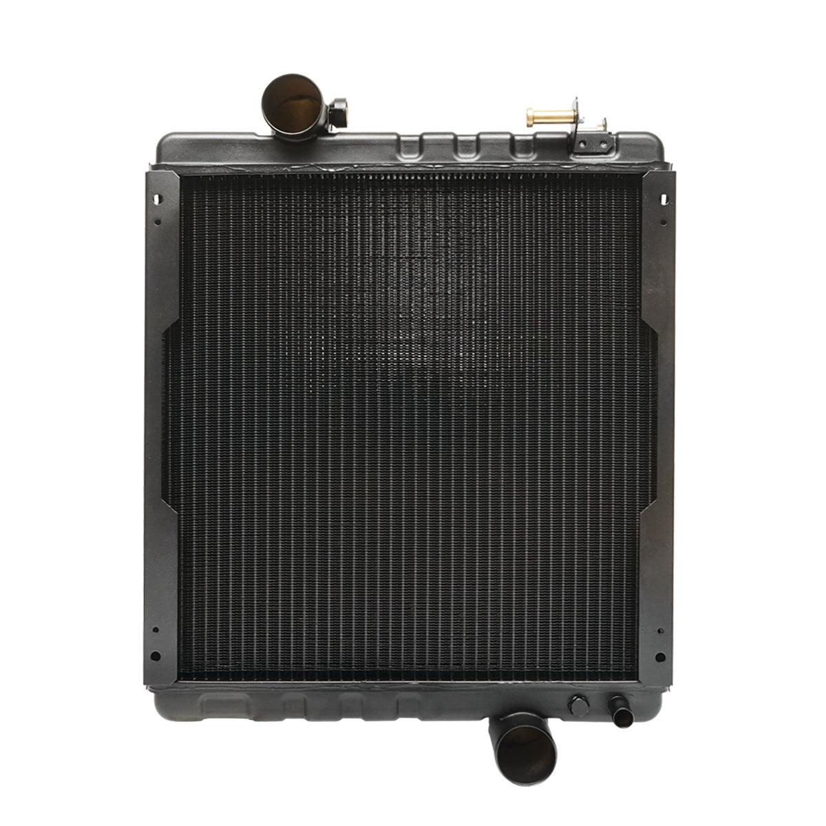 Radiatore raffreddamento acqua a 4 file di celle per John Deere serie 6000, 6005, 6010, 8000 codice OEM AL110865, AL115002, AL115731, AL118774, AL118775, AL78001, 7700042320, 74712038