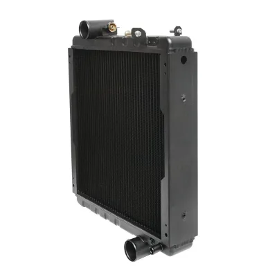 Radiatore raffreddamento acqua a 4 file di celle per John Deere serie 6000, 6005, 6010, 8000 codice OEM AL110865, AL115002, AL115731, AL118774, AL118775, AL78001, 7700042320, 74712038 - immagine 3