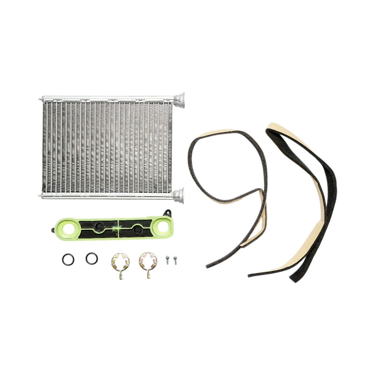 Radiatore riscaldamento abitacolo – Fiat, Nissan, Opel, Renault Dimensioni: 148 × 205 × 22 mm Codici OEM: 271159831R, 6000617449, 1924002100, 95517541