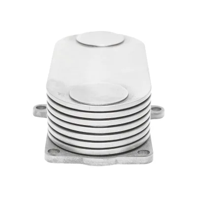 Raffreddatore olio (termoflot) a 7 piastre per John Deere – Codici OEM: RE56690, RE560752, VPD5224 - immagine 3