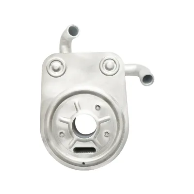 Raffreddatore olio (termoflot) per trattore John Deere, codice OEM RE515469, corrispondente al codice B40900 Breckner Germany - immagine 2