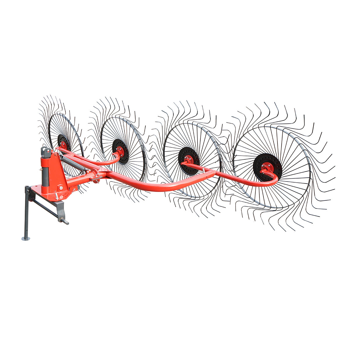 Ranghinatore portato stellare Rastrello tipo sole con 4 stelle Ø 1400 mm - immagine 2