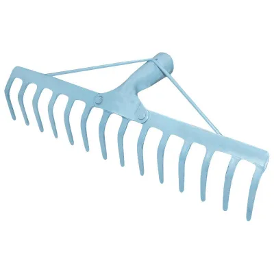 Rastrello da Giardino 14 Denti 4x85x390mm Senza Manico