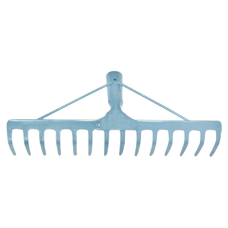 Rastrello da Giardino 14 Denti 4x85x390mm Senza Manico - immagine 2
