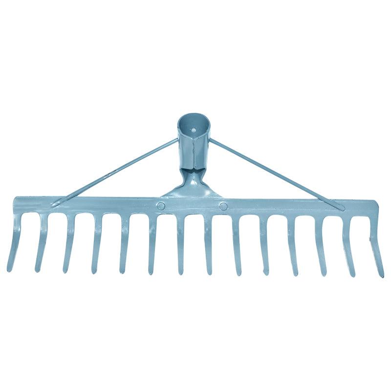 Rastrello da Giardino 14 Denti 4x85x390mm Senza Manico - immagine 3