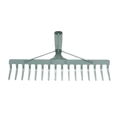 Rastrello da Giardino 16 Denti 4x85x450mm Senza Manico - immagine 3