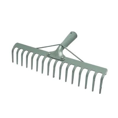 Rastrello da Giardino 16 Denti 4x85x450mm Senza Manico