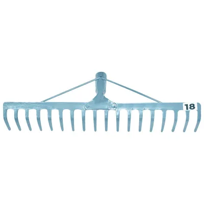 Rastrello da Giardino 18 Denti 28 4x85x505mmSenza Manico - immagine 2