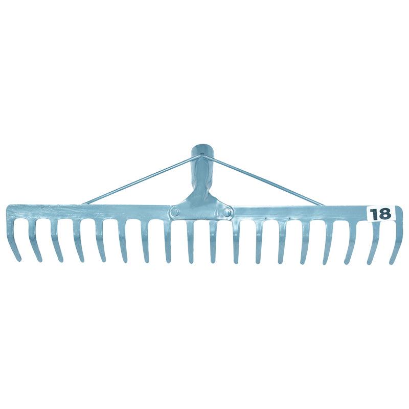 Rastrello da Giardino 18 Denti 28 4x85x505mmSenza Manico - immagine 2