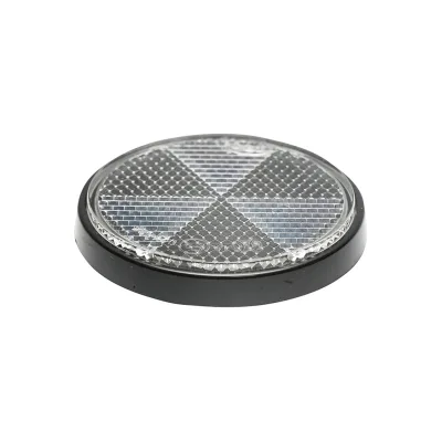 Reflettorizante rotondo 60 mm bianco anteriore, Breckner Germany - immagine 2