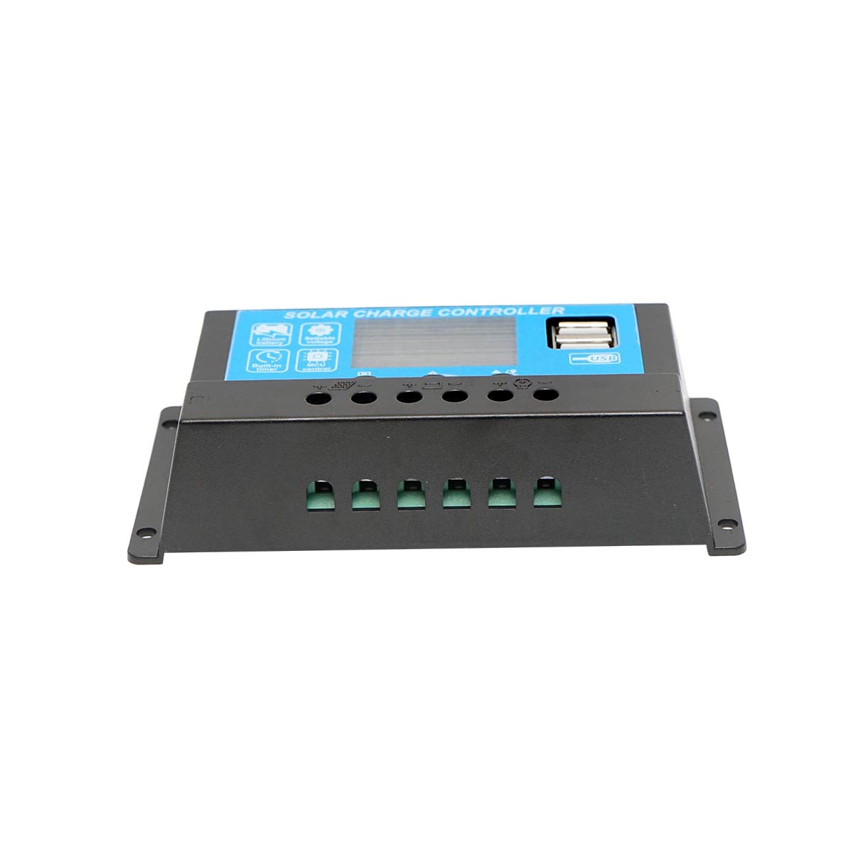 Regolatore di tensione per pannello solare 10A 12V/24V 2X porta USB - immagine 3