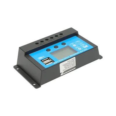 Regolatore di tensione per pannello solare 12/24V, 20A, 2 porte USB Breckner Germany - immagine 3