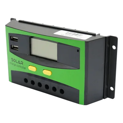 Regolatore di tensione per pannello solare 30A 12V/24V 2X porta USB Breckner Germany - immagine 2