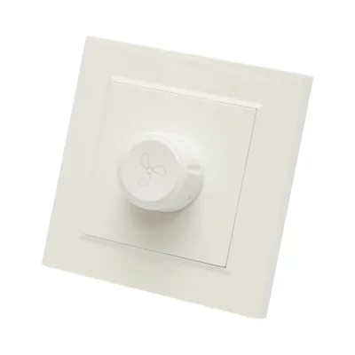 Regolatore di tensione per ventilatore da incasso bianco 500W, 220V, ABS 80x80mm