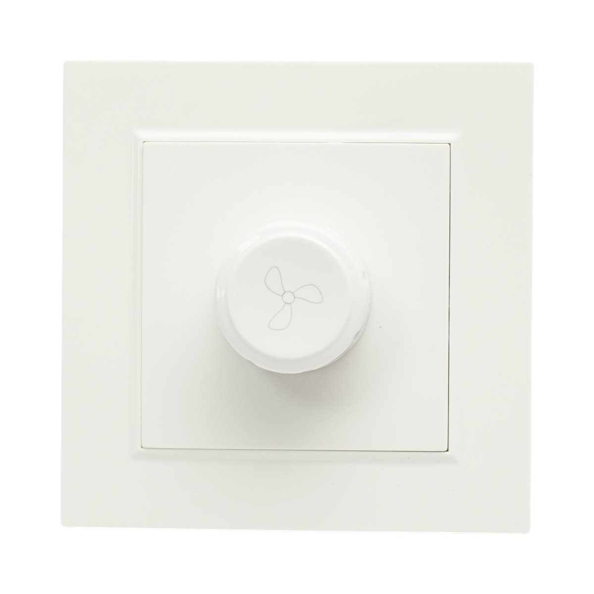 Regolatore di tensione per ventilatore da incasso bianco 500W, 220V, ABS 80x80mm - immagine 2