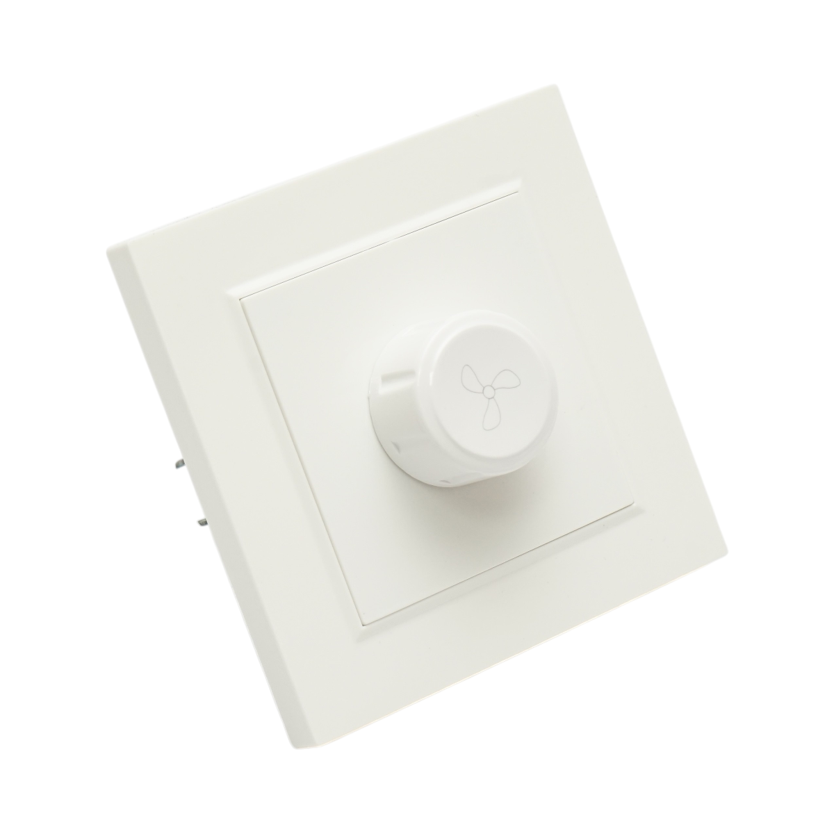 Regolatore di tensione per ventilatore da incasso bianco 500W, 220V, ABS 80x80mm - immagine 4