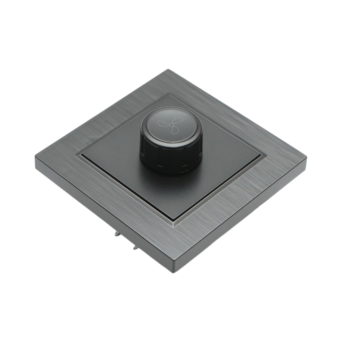 Regolatore di tensione per ventola da incasso nera 500W, 220V, ABS 80x80mm - immagine 4