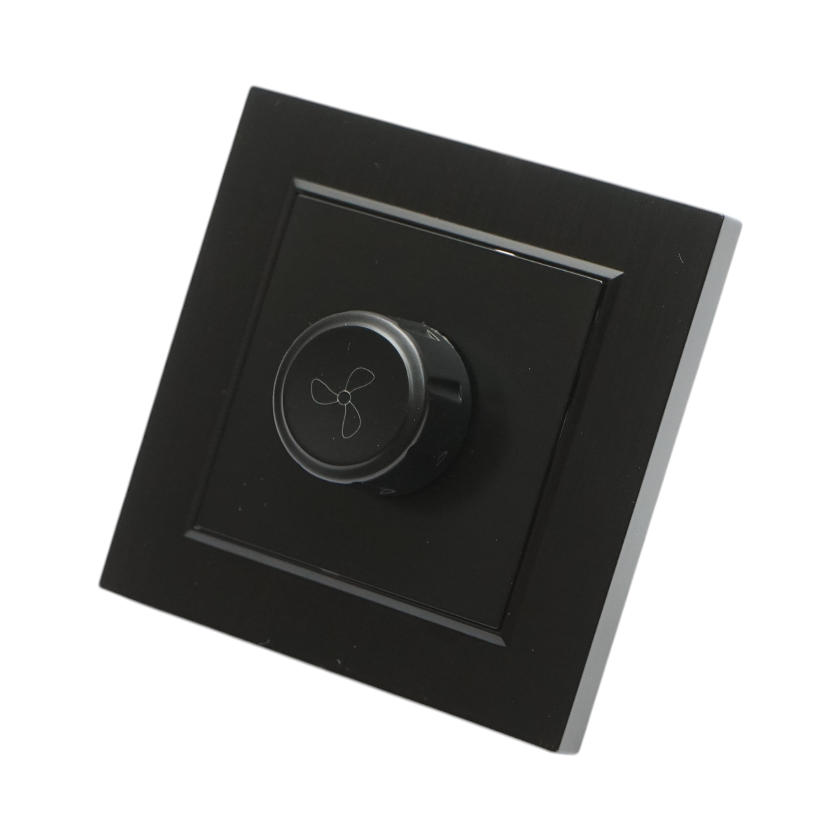 Regolatore di tensione per ventola da incasso nera 500W, 220V, ABS 80x80mm