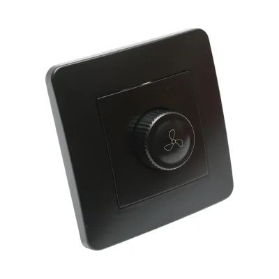 Regolatore di tensione per ventola da incasso nera 500W, 220V, PC 80x80mm - immagine 4