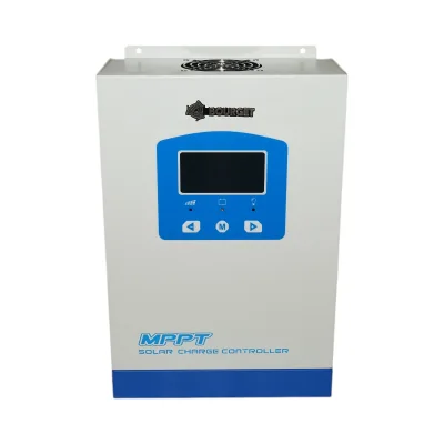 Regolatore/Controller solare MPPT 100 A 12V/24V/36V/48V con display LCD, Bluetooth, applicazione e sensore di temperatura – Bourget