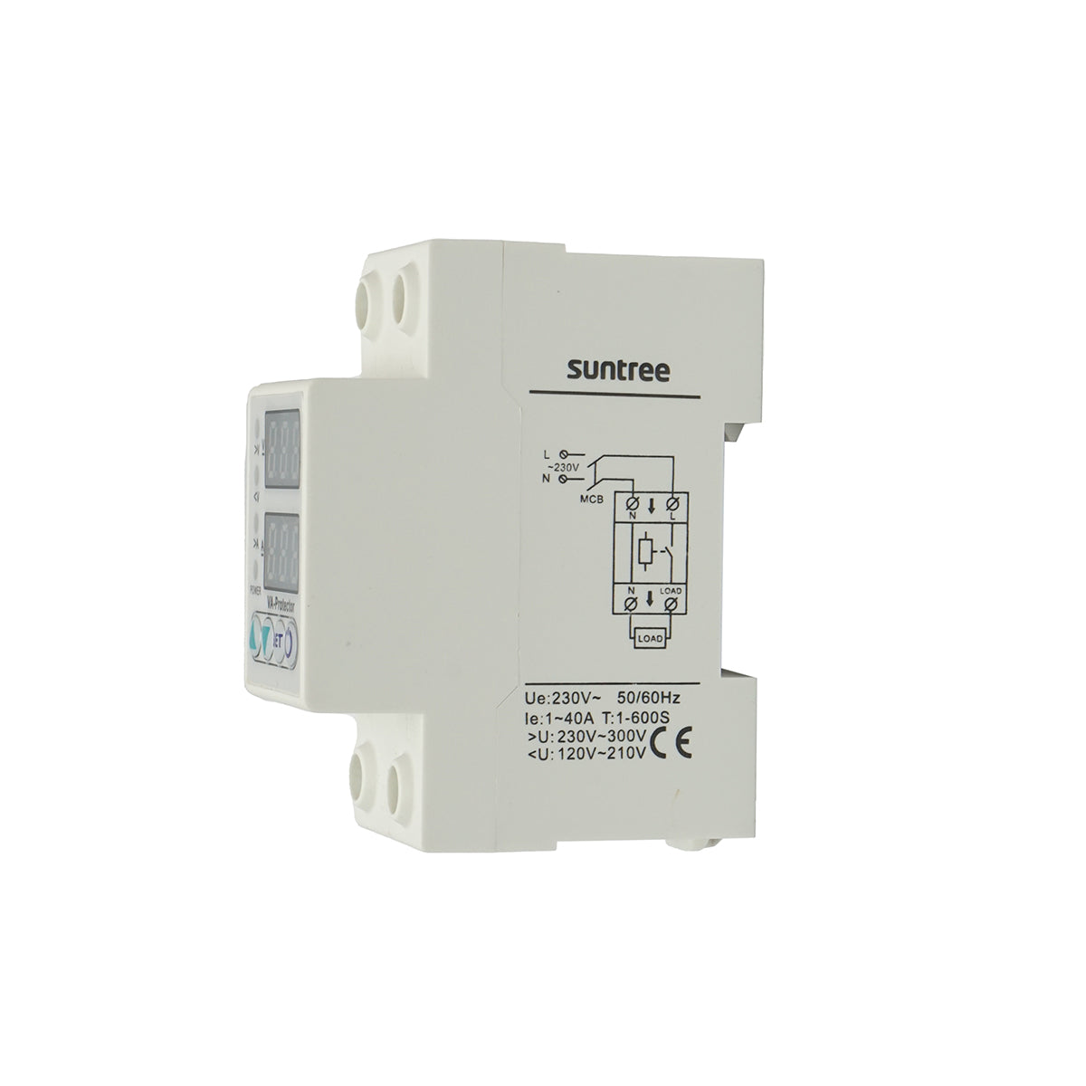 Relè digitale 40A per monitoraggio e protezione da sottotensione e sovratensione 220V, LDVP1-40A - immagine 5