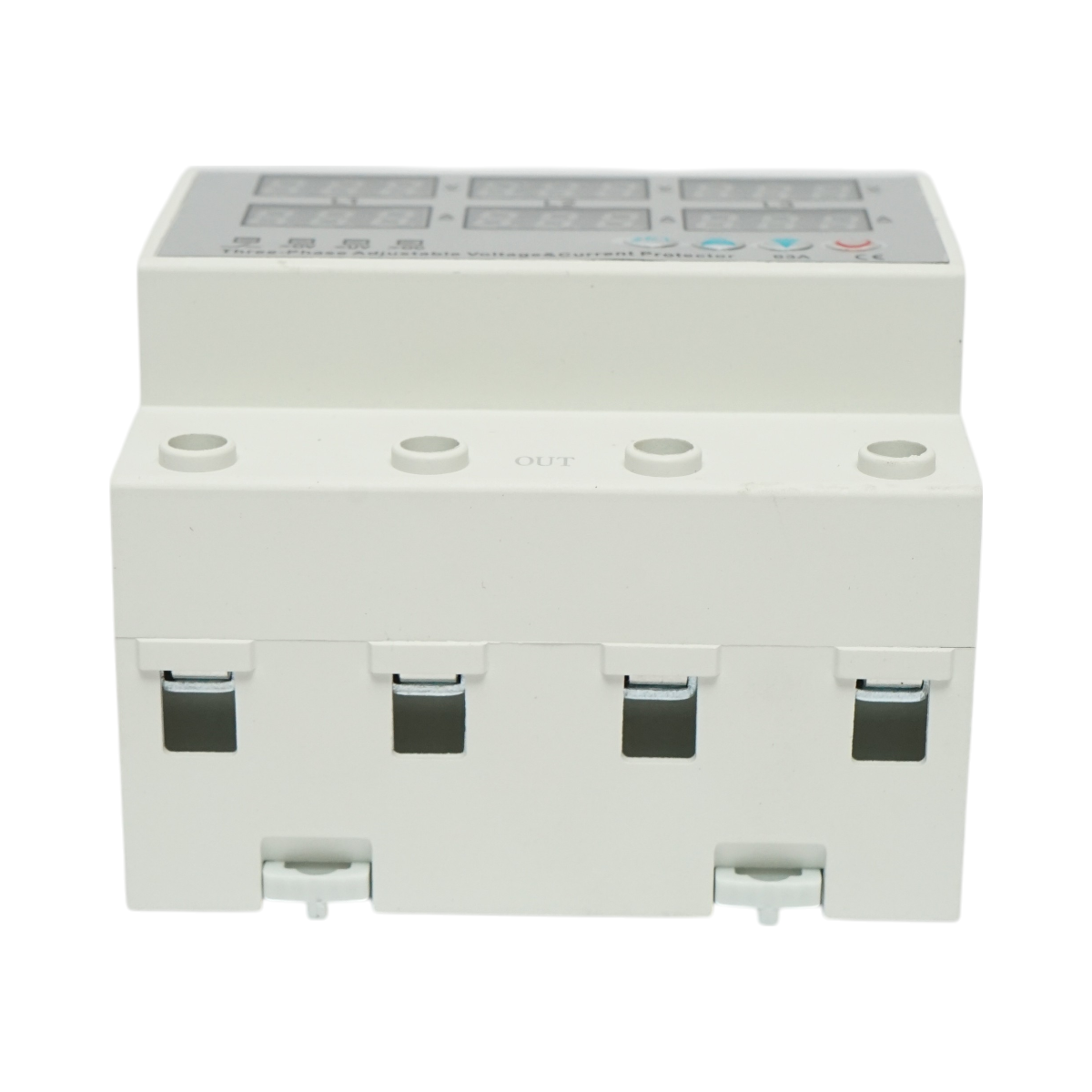 Relè digitale di sicurezza 4P 63A 300V trifase per monitoraggio e protezione da sottotensione e sovratensione Suntree - immagine 2