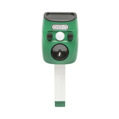 Repellente energia solare con sensore di movimento, ultrasuoni e luci per allontanare cani, gatti, volpi e uccelli Disuasore solare Sensore movimento