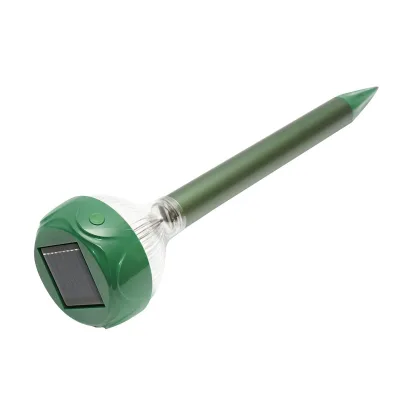 Repellente Solare Dissuasore Dispositivo Sonico per Talpe, Serpenti, Set da 2, 400-1000 Hz, 650-800 m², Batteria Ricaricabile 3,7 V, Pannello Solare 60x60 mm - immagine 4