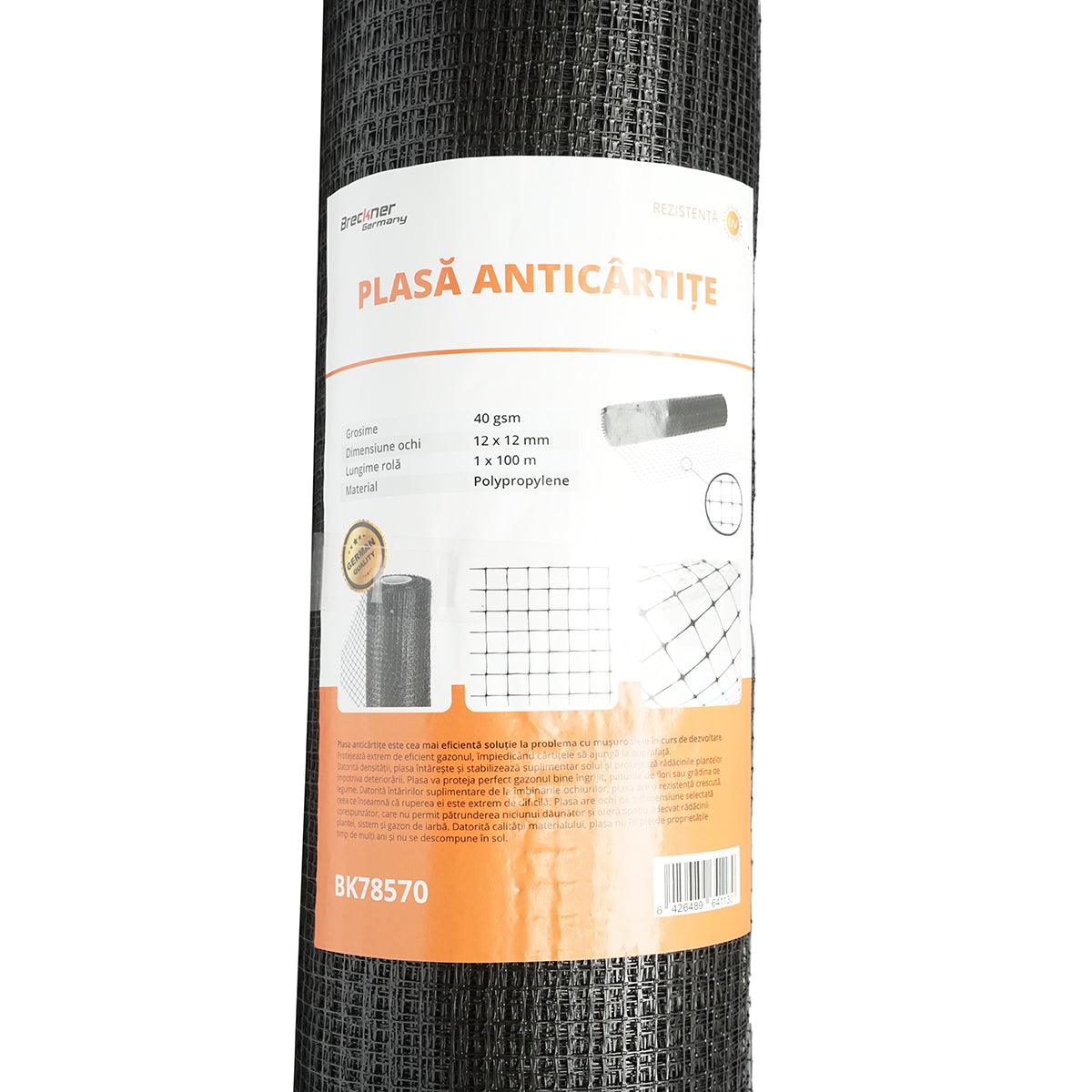 Rete anti-talpa 40g, 1x100m, 12x12mm, rete anti talpa, protezione per talpe - immagine 2