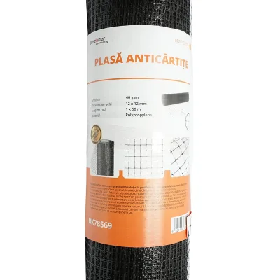Rete anti-talpa 40g, 1x50m, 12x12mm, rete anti talpa, protezione per talpe - immagine 2