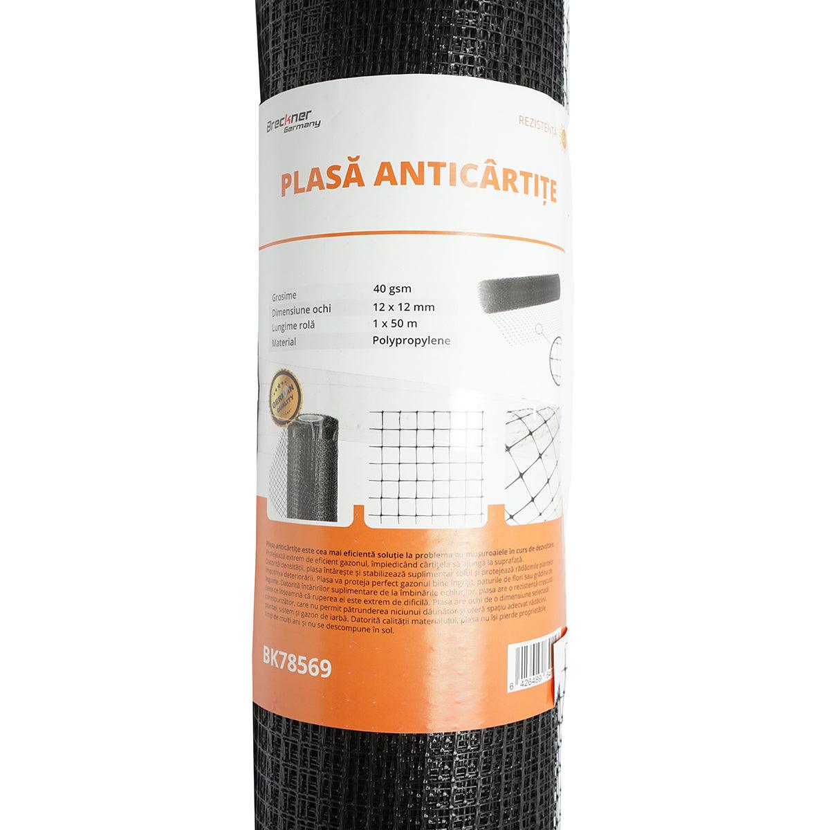 Rete anti-talpa 40g, 1x50m, 12x12mm, rete anti talpa, protezione per talpe - immagine 2