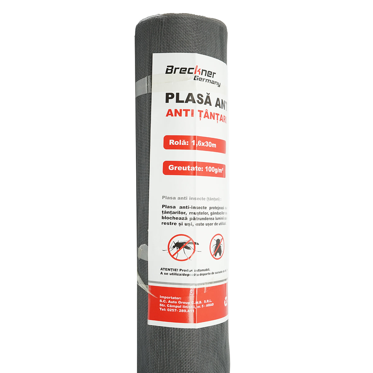 Rete antizanzare 100 gr/mq, 1,6x30m Breckner Germany - immagine 2