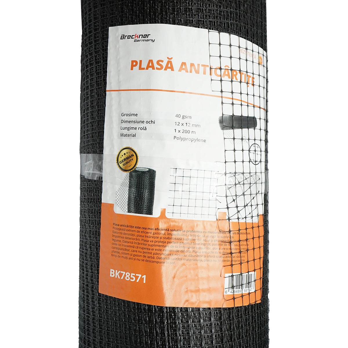 Rete da talpa 40 g, 1x200 m con maglia 12x12 mm Breckner Germany - immagine 2
