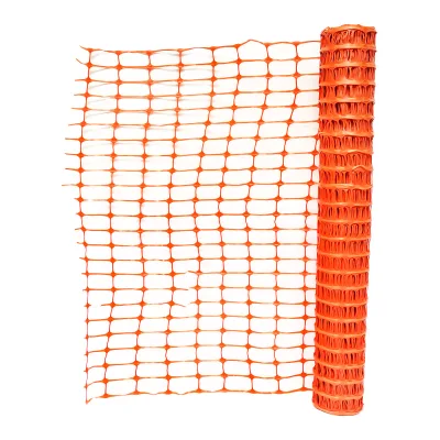 Rete per delimitazione lavori 1mx50m con maglie 70x40mm, 110g/m arancione - immagine 2