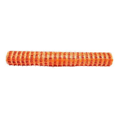 Rete per delimitazione lavori 1mx50m con maglie 70x40mm, 110g/m arancione - immagine 3