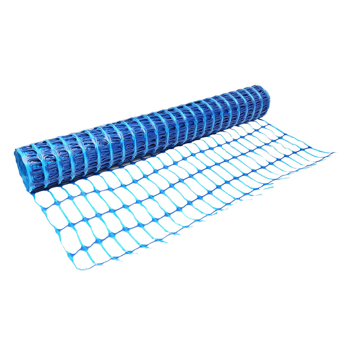 Rete per delimitazione lavori 1mx50m con maglie 70x40mm, 110g/m blu - immagine 4