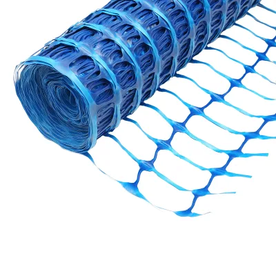 Rete per delimitazione lavori 1mx50m con maglie 70x40mm, 110g/m blu