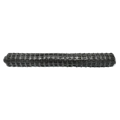 Rete per delimitazione lavori 1mx50m con maglie 70x40mm, 110g/m nera - immagine 3