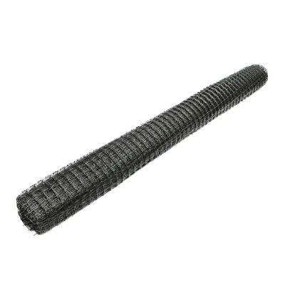 Rete per delimitazione lavori 90cmx10m con maglie 20x20mm, nera - immagine 3
