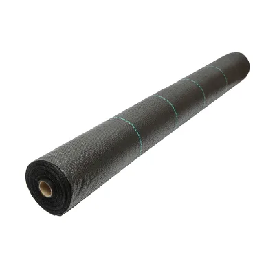Rete per pacciamatura, anti-erbacce 1,1x100m, 70gr/m2 nera, permeabile Breckner Germany - immagine 2