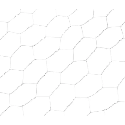 Rete per recinzione, L20m, H100cm, intrecciata, zincata con maglie da 25mm, per recinzioni - immagine 2