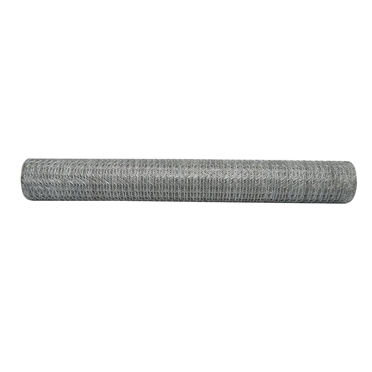 Reti Recinzione per Pollame Rete per recinto L20m, H100cm, intrecciata, zincata con maglie di 19mm, per recinzione. - immagine 2