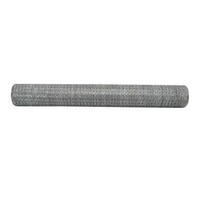 Reti Recinzione per Pollame Rete per recinto L20m, H120cm, intrecciata, zincata con maglie di 19mm, per recinzione - immagine 2